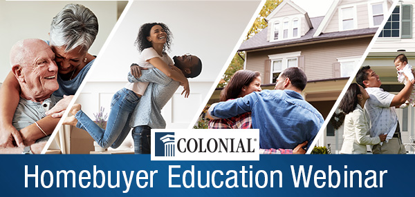 Colonial's Homebuyer Education Webinar